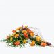 Send Funeral-Bouquet-Warm-w-Ribbon-240439 to Norway