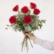 Bouquet of 6 red roses