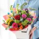 Send Rainbow-Mix-Valentines-Bouquet to Gibraltar