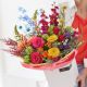 Send Luxury-Rainbow-Mix-Valentines-Bouquet to Gibraltar