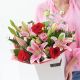 Send Sweet-Rose-and-Lily-Bouquet to Gibraltar