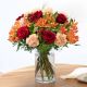 Send Mixed-bouquet-of-warm-orange-and-red-tones to Spain