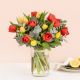 Send Multicoloured-tulips to Spain