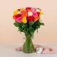 Send Bouquet-of-short-multicolored-roses to Spain