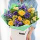 Send Rose-and-Iris-Bouquet to Gibraltar