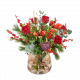 Classic Christmasbouquet Red Medium 240502