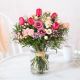 Send Us-pink-tones-bouquet-with-tulips to Spain