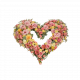 Send Funeral-Heart-Pastels-w-ribbon-248034 to Norway