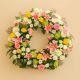 Multicolored Funeral Wreath