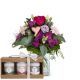 Send Flower-bouquet-Sweet-Bloom-with-Gottlieber-tea-gift-set to Liechtenstein
