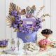 Send Purple-Rakhi-Rituals to India