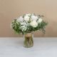 White funeral bouquet