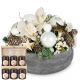 Send Flower-arrangement-Great-Moments-with-fairy-lights-and-Bee-F to Switzerland