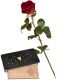 Send 1-Red-Rose-with-bar-of-chocolate-Heart to Liechtenstein