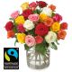 Send 24-Mixed-Fairtrade-Max-Havelaar-Roses to Switzerland