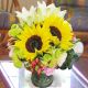 send Arrangement-in-Vase-Yellow-Mid to Singapore