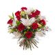 Send Arrangement-of-Roses-with-Lilies-Min to Spain