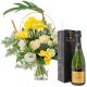 Send Brin-de-tendresse-with-champagne to Luxembourg