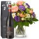Send Cheerful-Spring-Bouquet-with-Amarone-Albino-Armani-DOCG-75cl to Liechtenstein