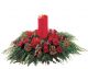 Send Christmas-Arrangment-With-Candles to Guatemala