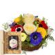Send Colorful-Surprise-with-Delicate-Flowers-with-Swiss-blossom-honey to Liechtenstein
