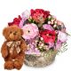 Send Delicate-spring-basket-with-teddy-bear-brown to Switzerland