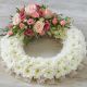 Send Extra-Large-Traditional-Pink-Wreath to United Kingdom