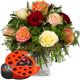 Send Fairy-Tale-of-Roses-with-chocolate-ladybird to Switzerland