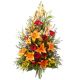 Send Funeral-sheaf-in-red-and-orange-colours to Luxembourg