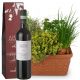 Send Herb-Box-planted-with-Ripasso-Albino-Armani-DOC-75cl to Switzerland