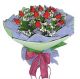 Send Round-Hand-Tied-Bouquet-Of-Red-Roses-without-vase to Malaysia