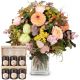 Send September-Bouquet-of-the-Month-with-honey-gift-set to Switzerland