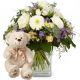 Send Simply-Heavenly-with-teddy-bear-white to Liechtenstein