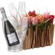 Send Stylish-Miniature-Tulip-Garden-with-Prosecco-Albino-Armani-DOC-75-cl-incl-ice-bucket-and-two-spa to Liechtenstein
