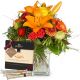 Send Summer-Highlight-with-Lilies-with-Gottlieber-Hppen-and-hanging-gift-tag-Happy-Birthday to Switzerland