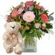 Send Sweet-Romance-with-teddy-bear-white to Switzerland
