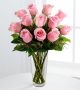 Send The-Long-Stem-Pink-Rose-Bouquet-by-FTD-VASE-INCLUDED to Turks and Caicos Islands