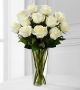 Send The-White-Rose-Bouquet-by-FTD-VASE-INCLUDED to Turks and Caicos Islands