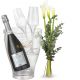Send White-Elegance-with-Prosecco-Albino-Armani-DOC-75-cl-incl-ice-bucket-and-two-sparkling-wine-flut to Switzerland